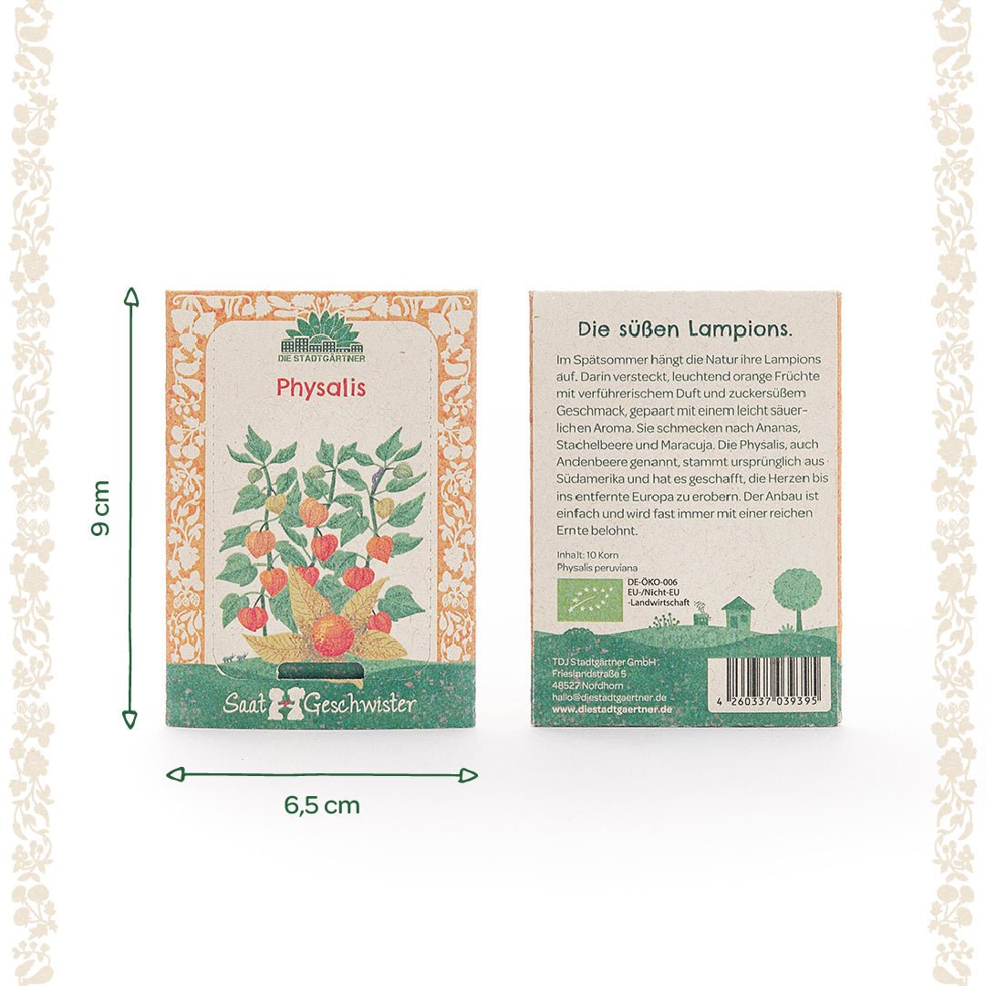 BIO-Saatgut Physalis - Wurzelwerk Design