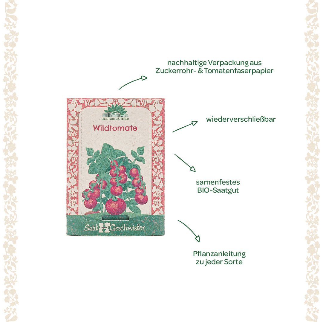BIO-Saatgut Wildtomate - Wurzelwerk Design