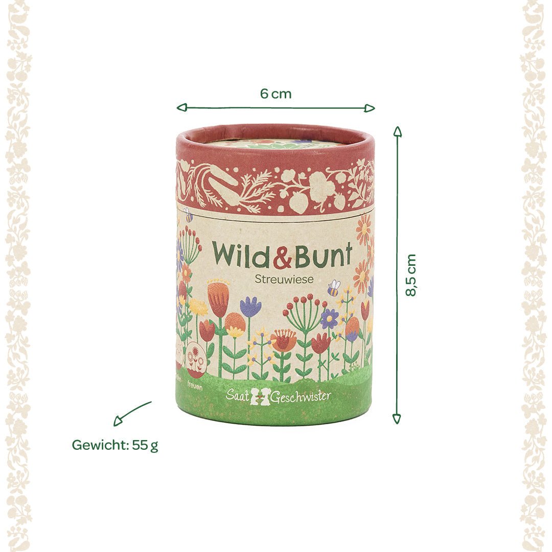 Streuwiese "Wild & Bunt" - Wurzelwerk Design