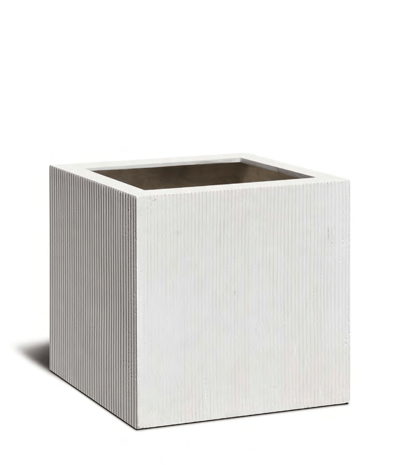 Pflanzkübel Tall Egg Pot – Eschbach Vertical Lines mit vertikaler Rillenstruktur - Wurzelwerk Design