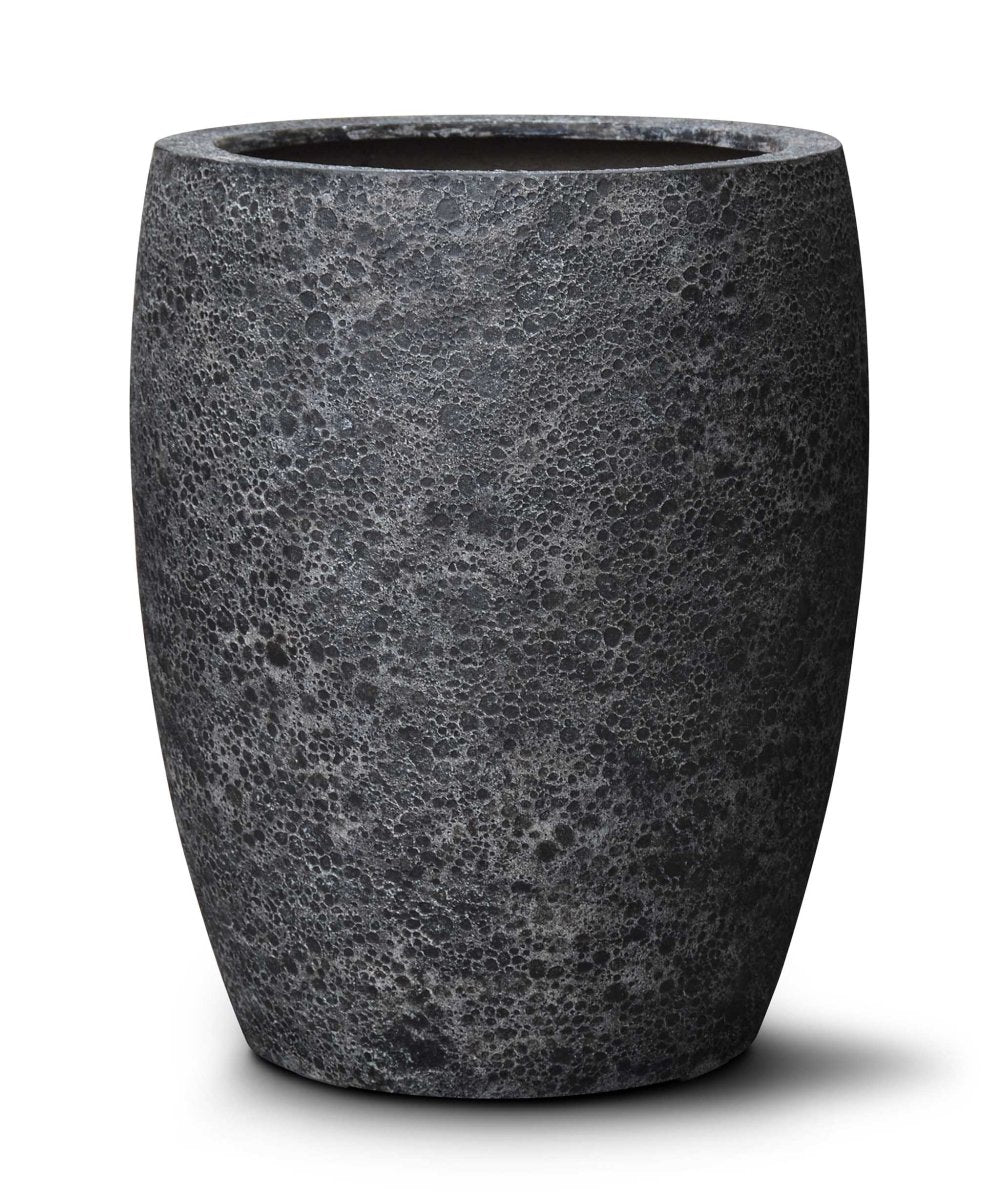 Pflanzgefäß Tall Vase – Eschbach Lava in Vulkangestein-Optik - Wurzelwerk Design