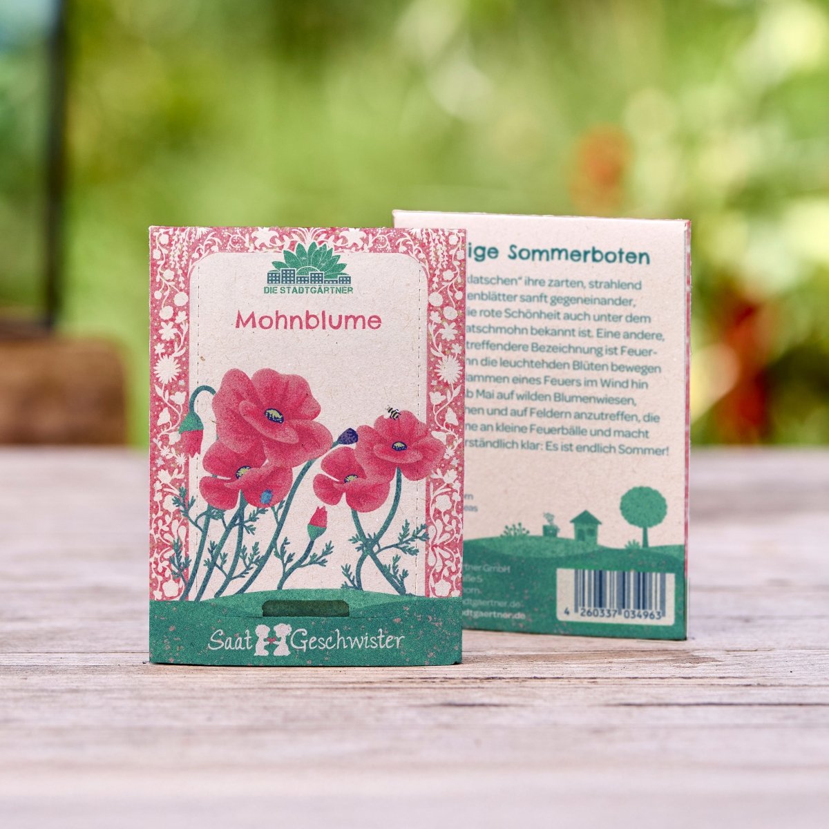 Saatgut Mohnblume - Wurzelwerk Design
