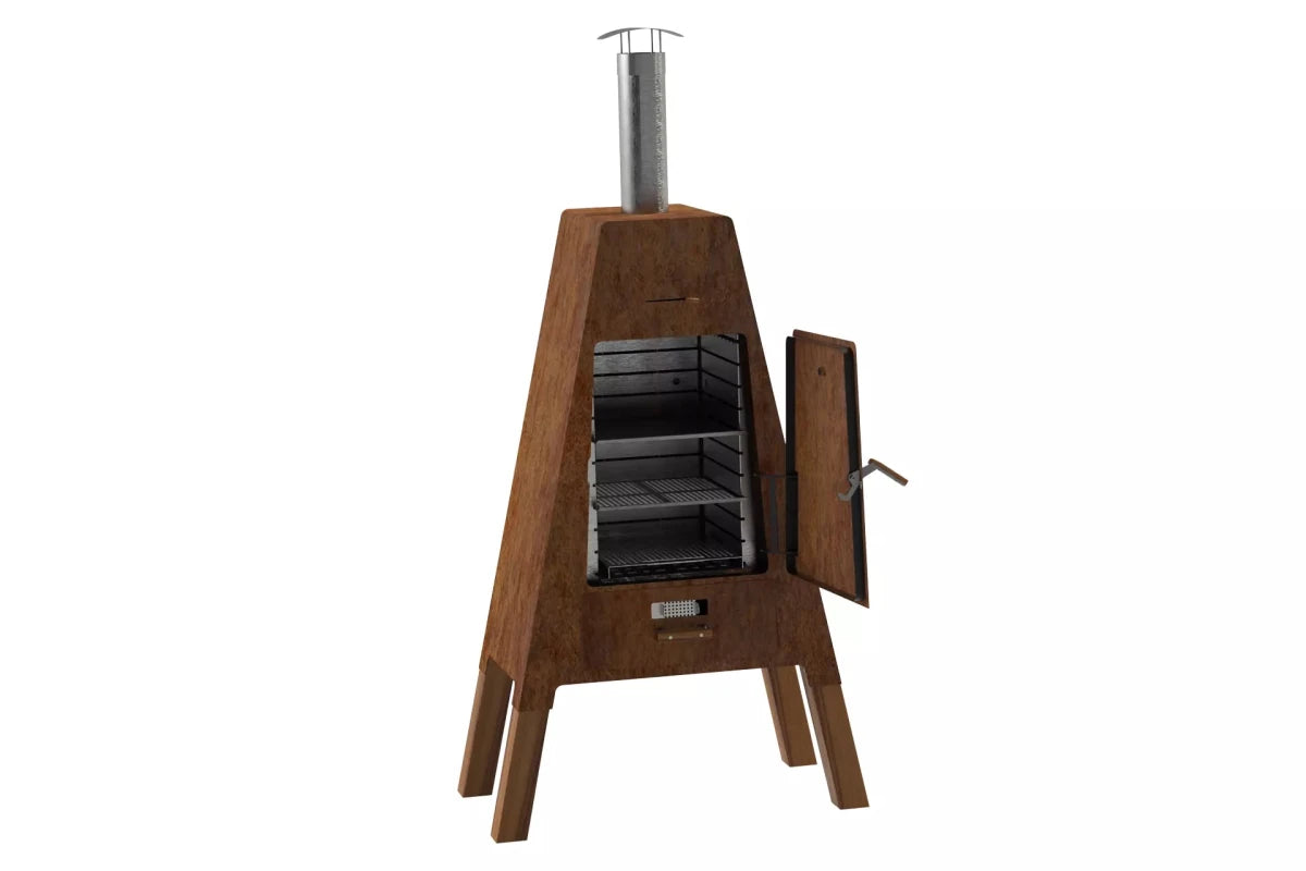 SMOKER Räucherofen für den Garten – Outdoor Smoker aus Stahl – online kaufen - Wurzelwerk Design
