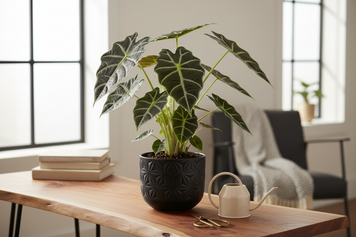 Alocasia-Pflege: Warum das Elefantenohr im Winter Blätter verliert – und das kein Notfall ist
