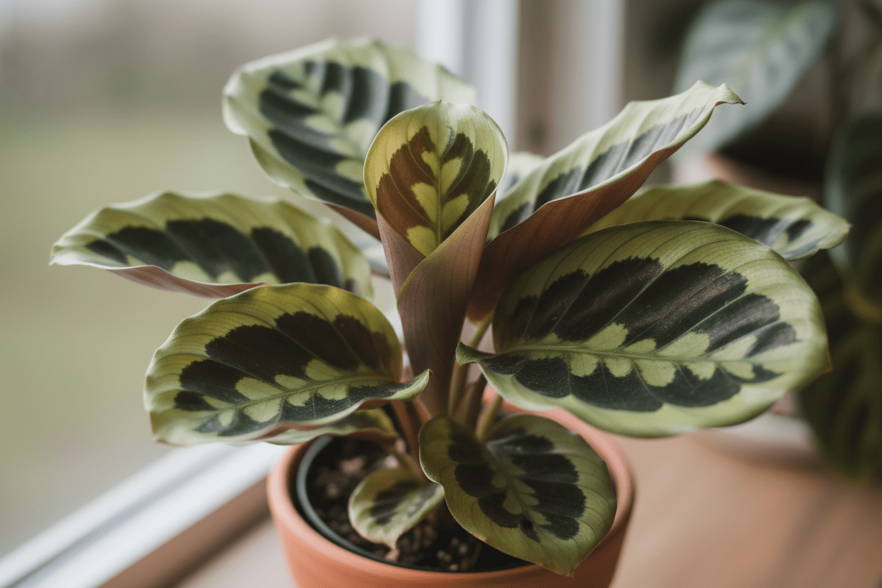 Calathea Blätter rollen sich ein: was deine Diva dir sagen will - Wurzelwerk Design