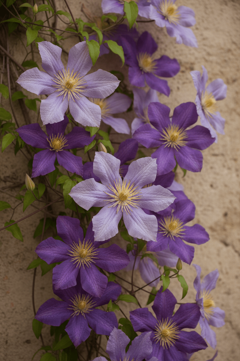 Clematis: die Königin der Kletterpflanzen - Wurzelwerk Design