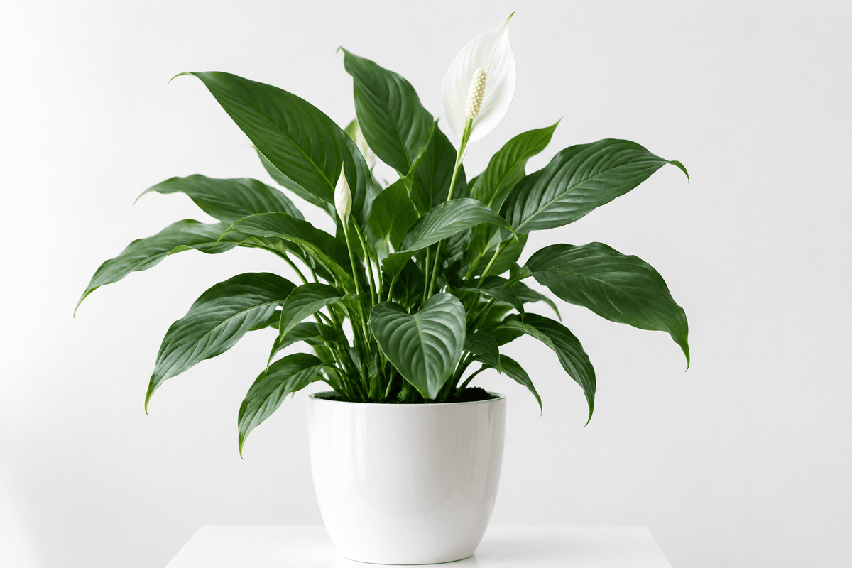 Einblatt-Pflege: Warum das Spathiphyllum hängt – und wann es wieder blüht - Wurzelwerk Design