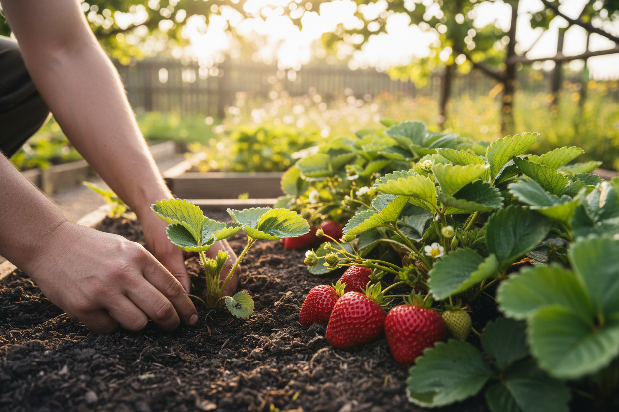Erdbeeren pflanzen: Warum jetzt der beste Zeitpunkt ist