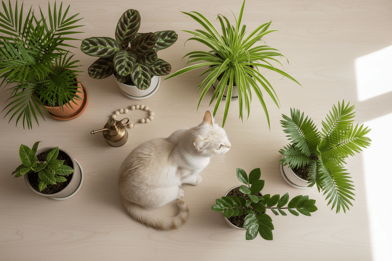 Giftige und ungiftige Zimmerpflanzen für Katzen: meine Übersicht - Wurzelwerk Design