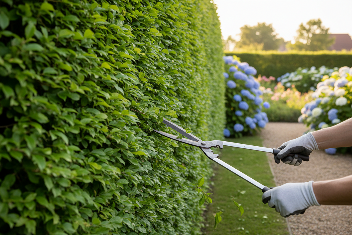 Hainbuchenhecke pflanzen, schneiden und pflegen