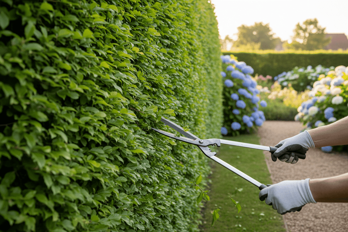 Hecke schneiden: Wann, wie und was das Gesetz dazu sagt - Wurzelwerk Design