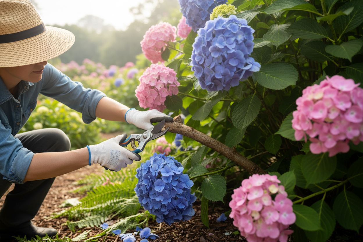 Hortensien schneiden: Wann und wie – ohne die Blüte zu riskieren