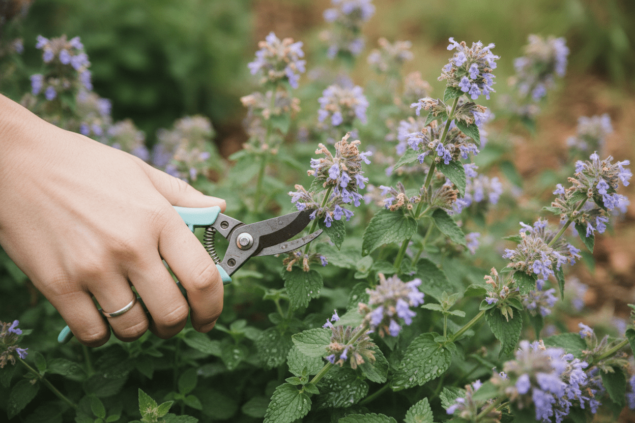 Katzenminze schneiden: der Trick für eine zweite Blüte - Wurzelwerk Design