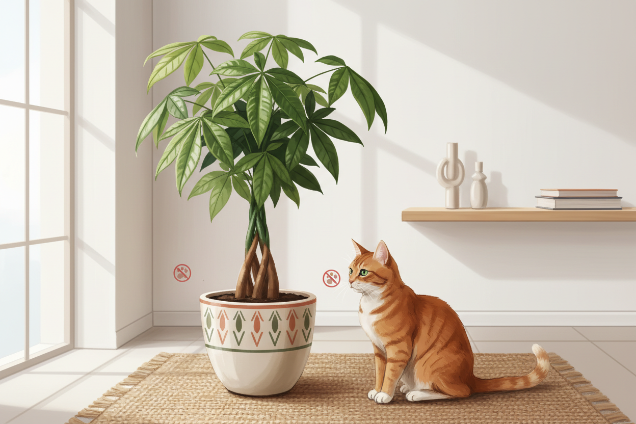 Pachira aquatica giftig für Katzen? Endlich mal eine gute Nachricht