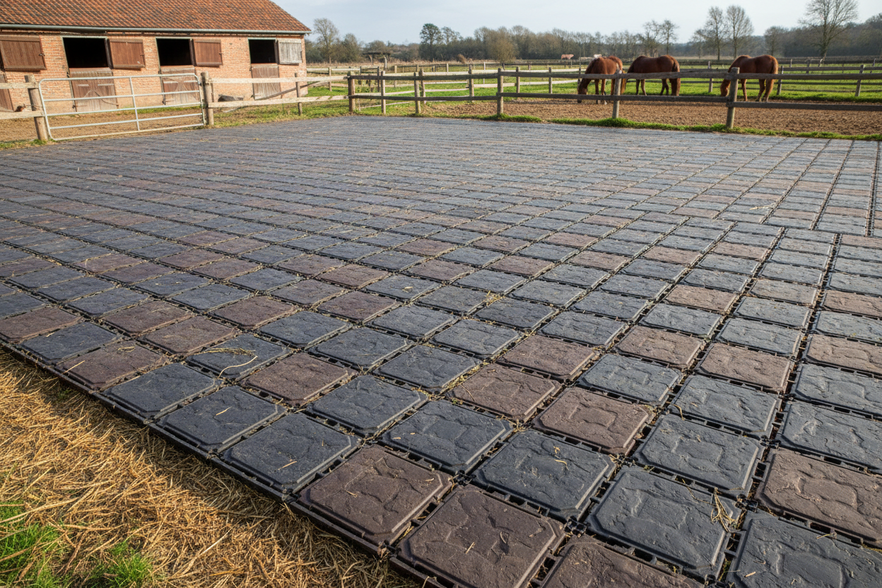 Paddockplatten: So wird dein Paddock endlich matschfrei