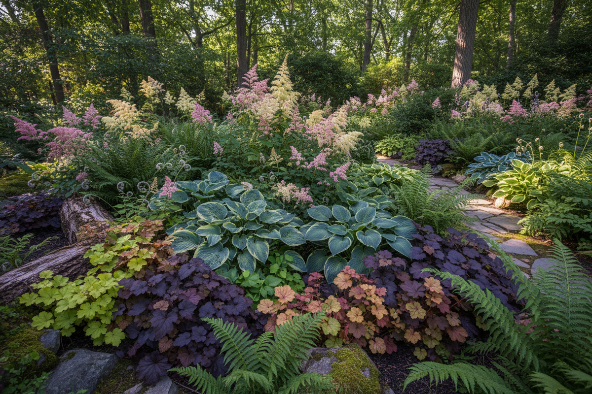 Schattenstauden: Was im dunklen Gartenbereich wirklich wächst - Wurzelwerk Design