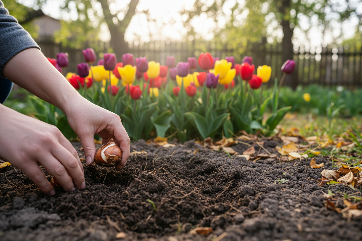 Tulpen pflanzen: Wann, wie tief und in welchem Abstand Tulpenzwiebeln wirklich wollen