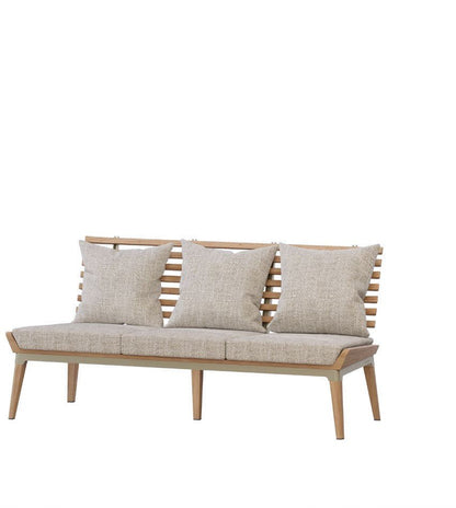 NEXO Outdoor Sofa 2- &amp; 3-Sitzer – Gartensofa aus Alu und Iroko – online kaufen