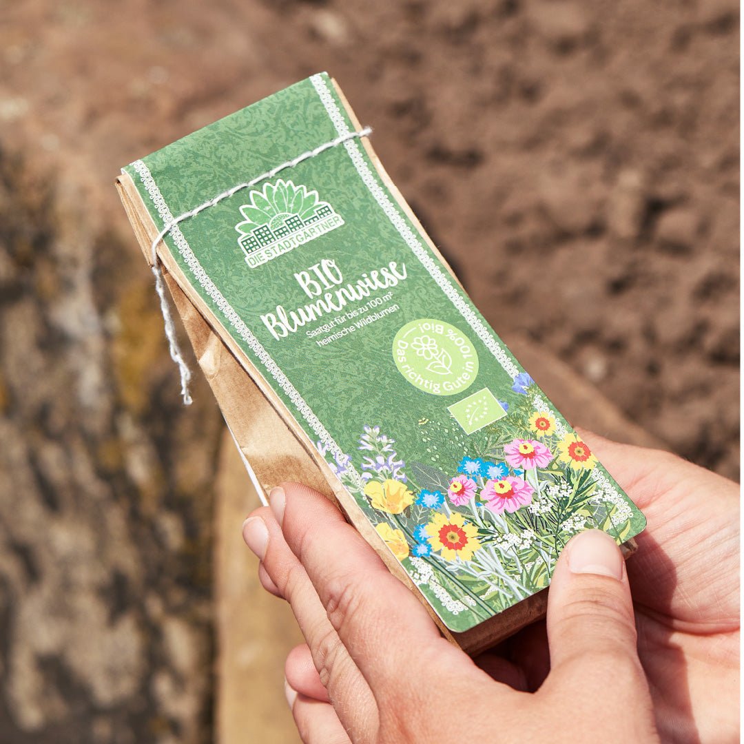 100 g BIO Wildblumen-Saatgut - Wurzelwerk Design