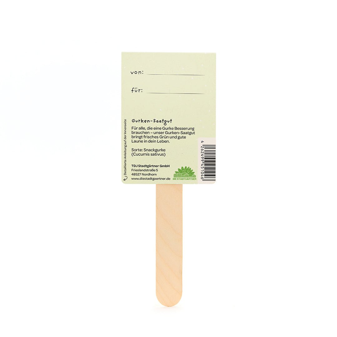 Gurke Besserung - Saatgruß (BIO) - Wurzelwerk Design