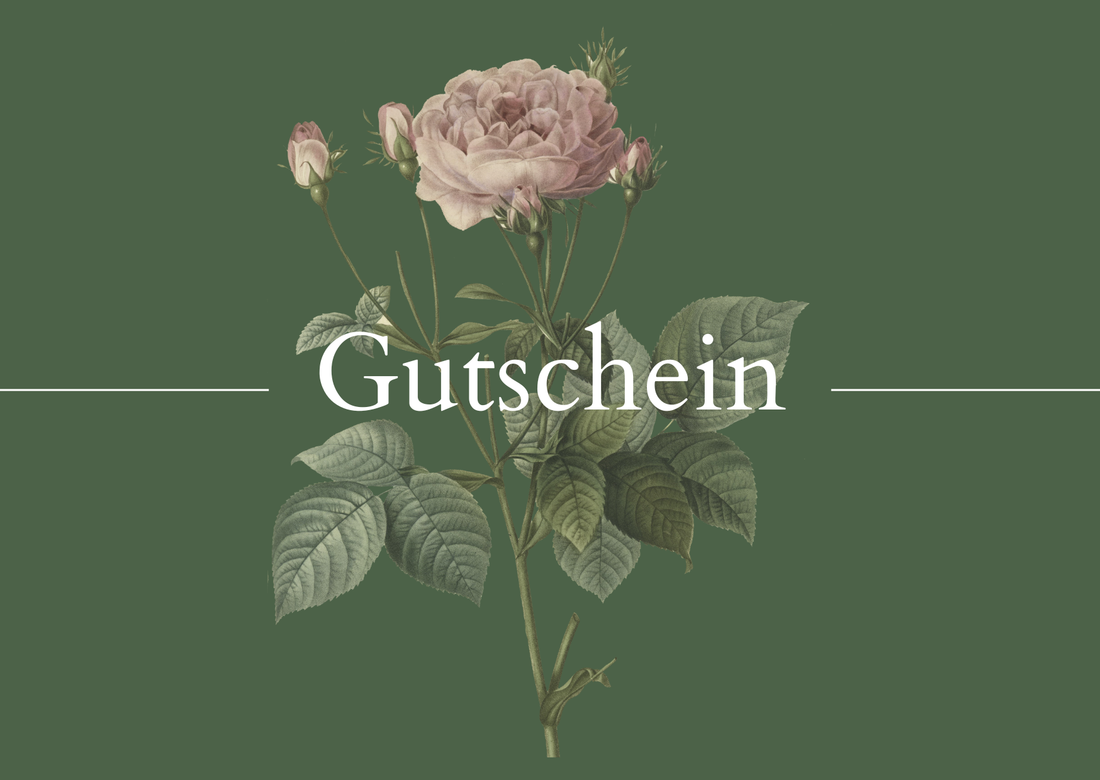 Wurzelwerk Design Gutschein featuring a beautifully designed gift card with artistic elements and brand logo.