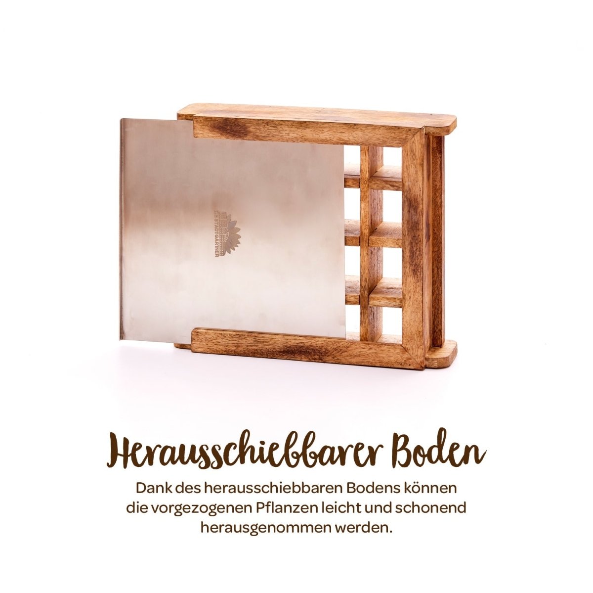 Hochwertiges Anzuchthaus mit 16 Fächern - Wurzelwerk Design