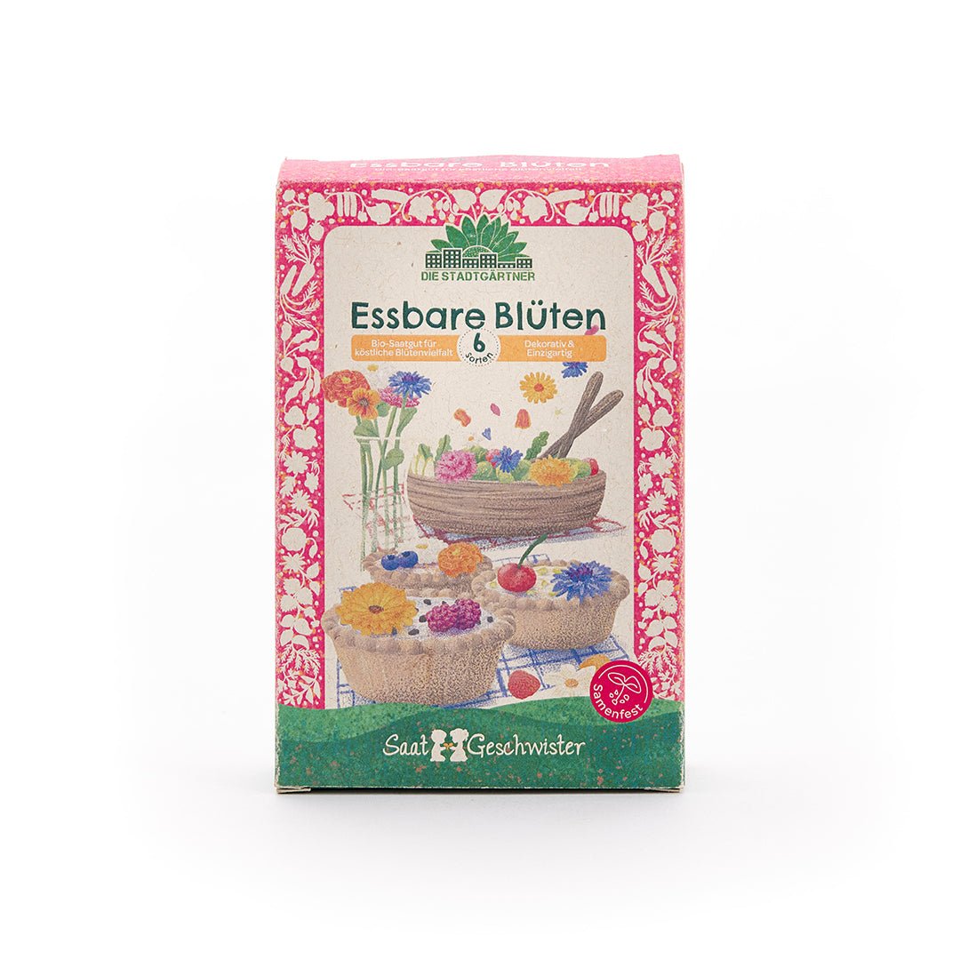 BIO-Saatgut-Set "Essbare Blüten" - Wurzelwerk Design