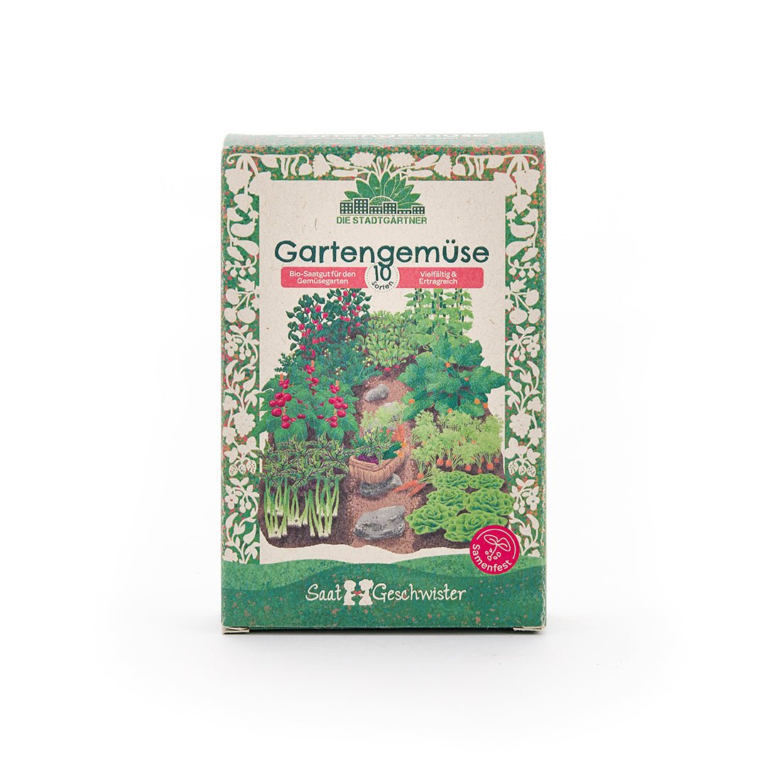 BIO-Saatgut-Set "Gartengemüse" - Wurzelwerk Design