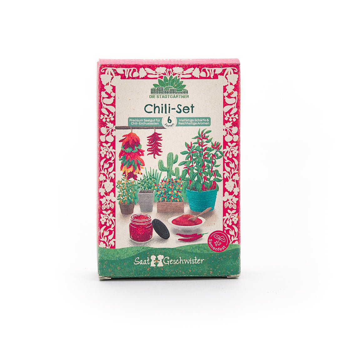 BIO-Saatgut-Set "Chili" - Wurzelwerk Design