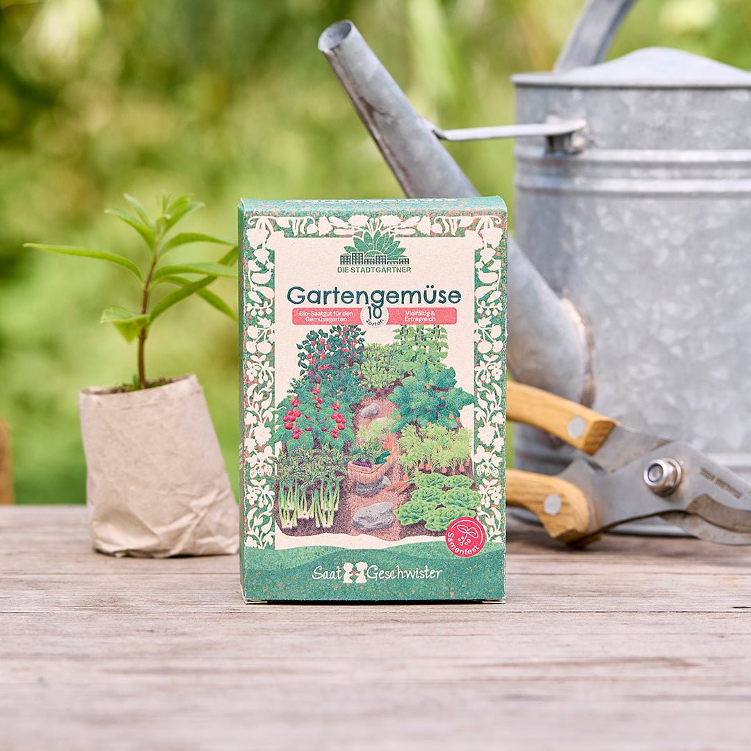 BIO-Saatgut-Set "Gartengemüse" - Wurzelwerk Design