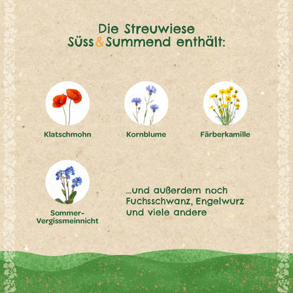 Streuwiese "Süß &amp; Summend" - Wurzelwerk Design