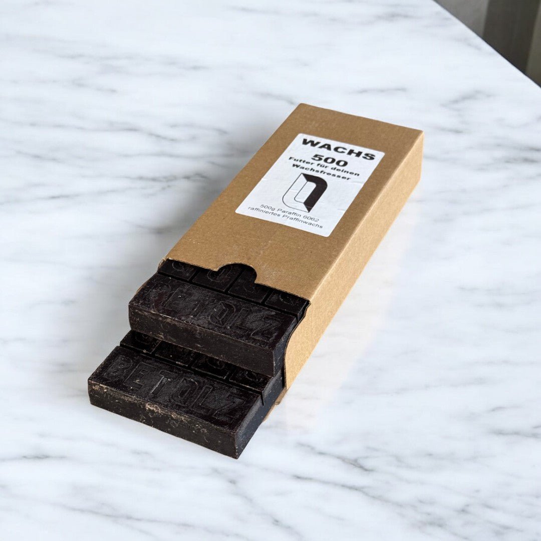 Manubeton Nachfüllwachs "Schokoladentafel" 500g, cremiges Wachs in Schokoladengeschmack für Kerzenherstellung