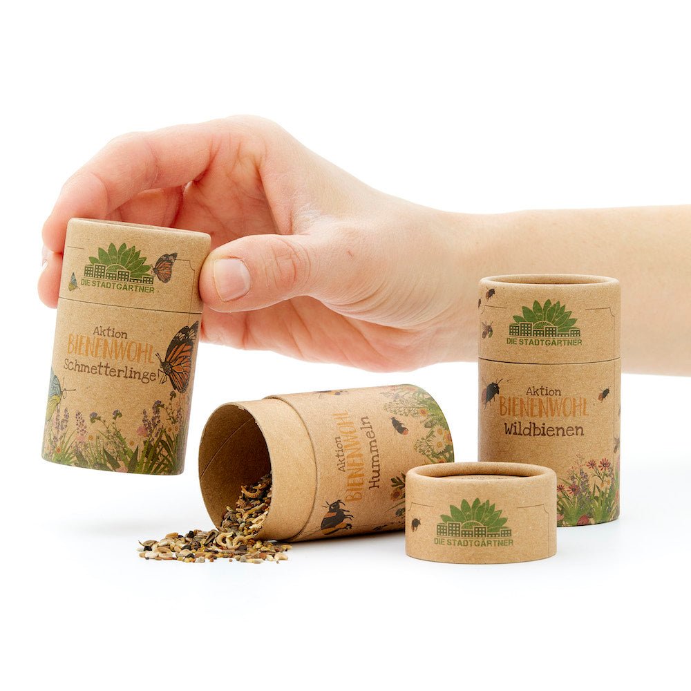 Set mit 3 Bienenwohl-Dosen - Wurzelwerk Design