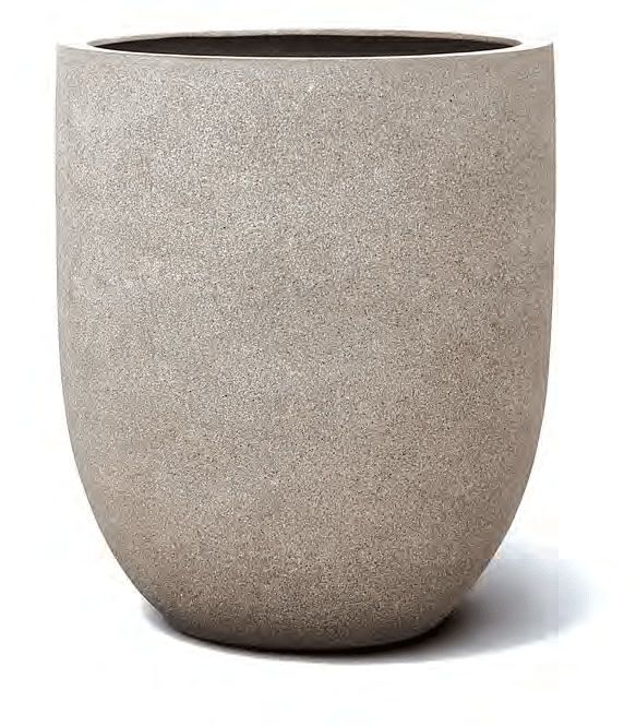 Pflanzkübel Tall Egg Pot – Eschbach Granite in Granit-Optik - Wurzelwerk Design