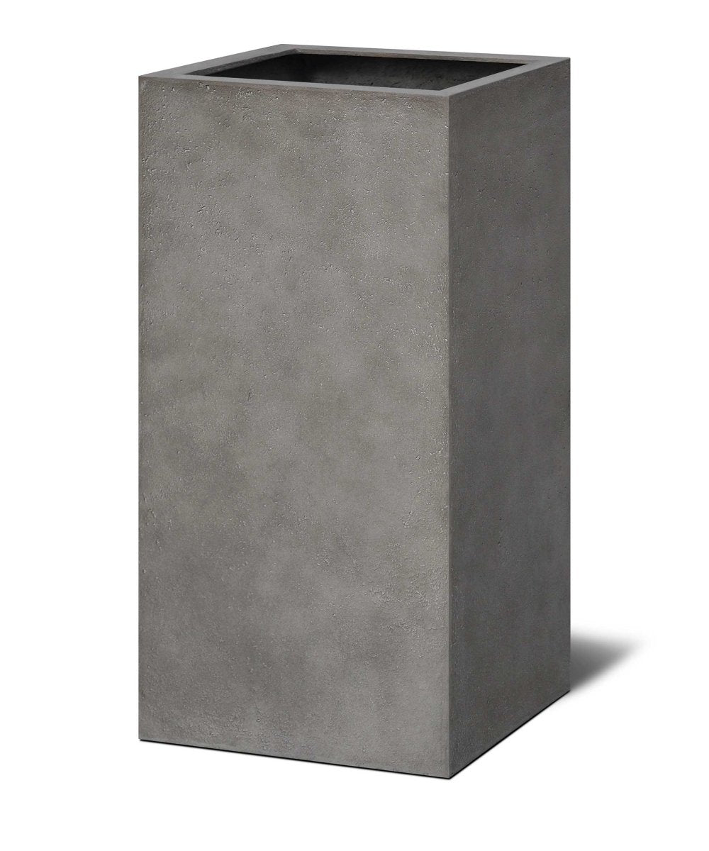 Pflanzkübel Semi High Cube – Eschbach Concrete in moderner Betonoptik - Wurzelwerk Design
