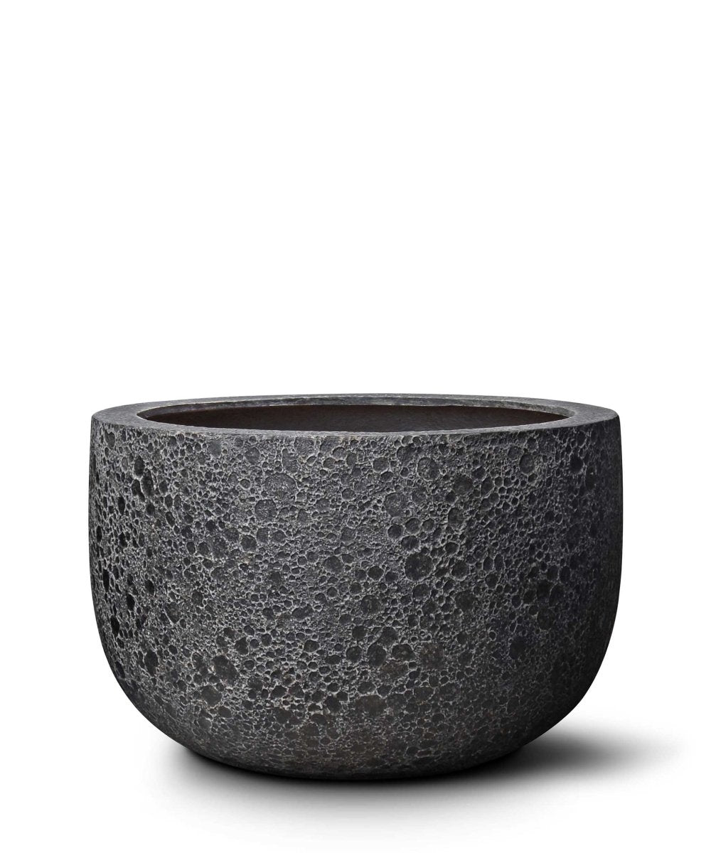 Pflanzkübel Low U Pot – Eschbach Lava in Vulkangestein-Optik - Wurzelwerk Design