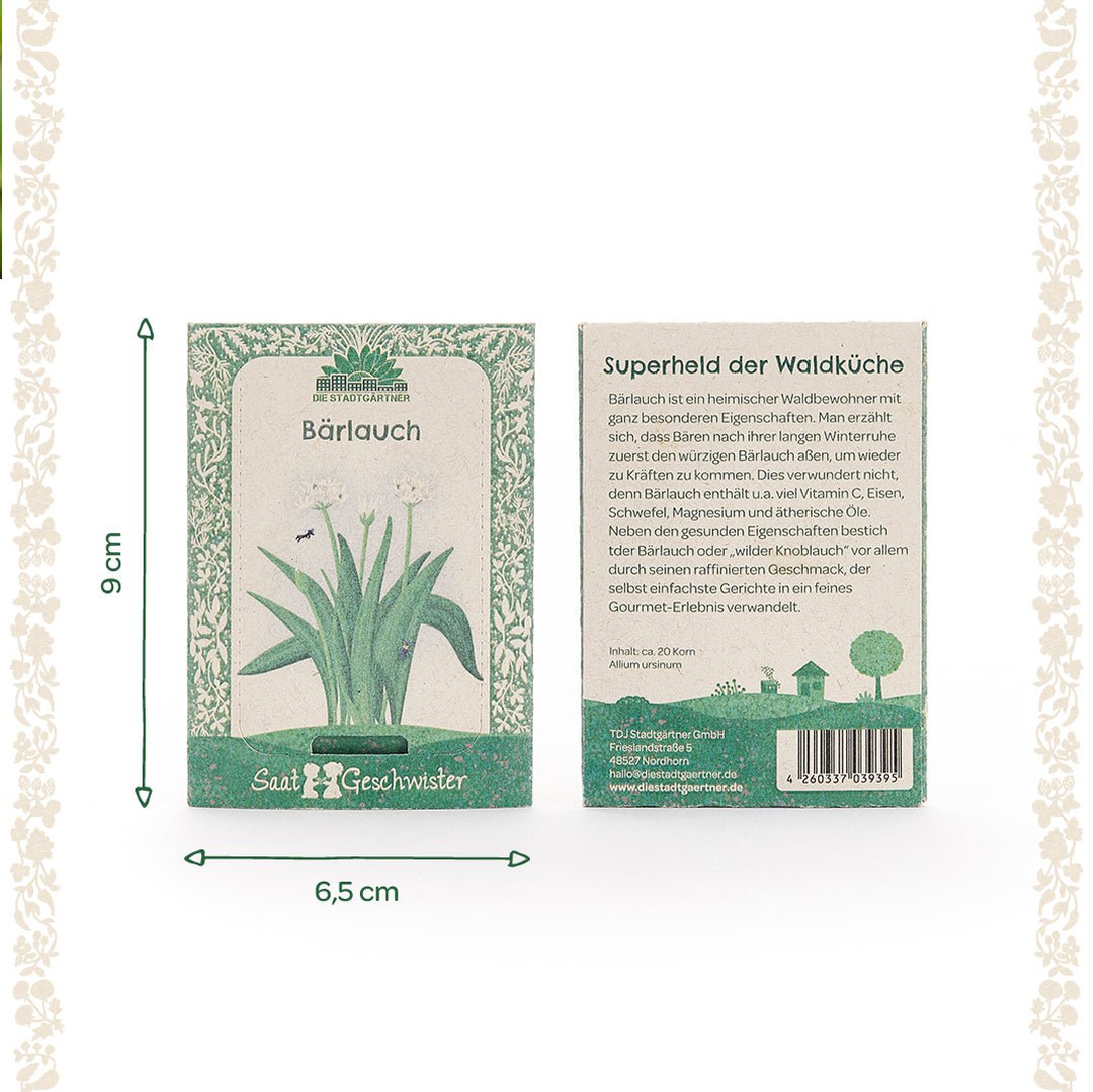 Saatgut Bärlauch - Wurzelwerk Design