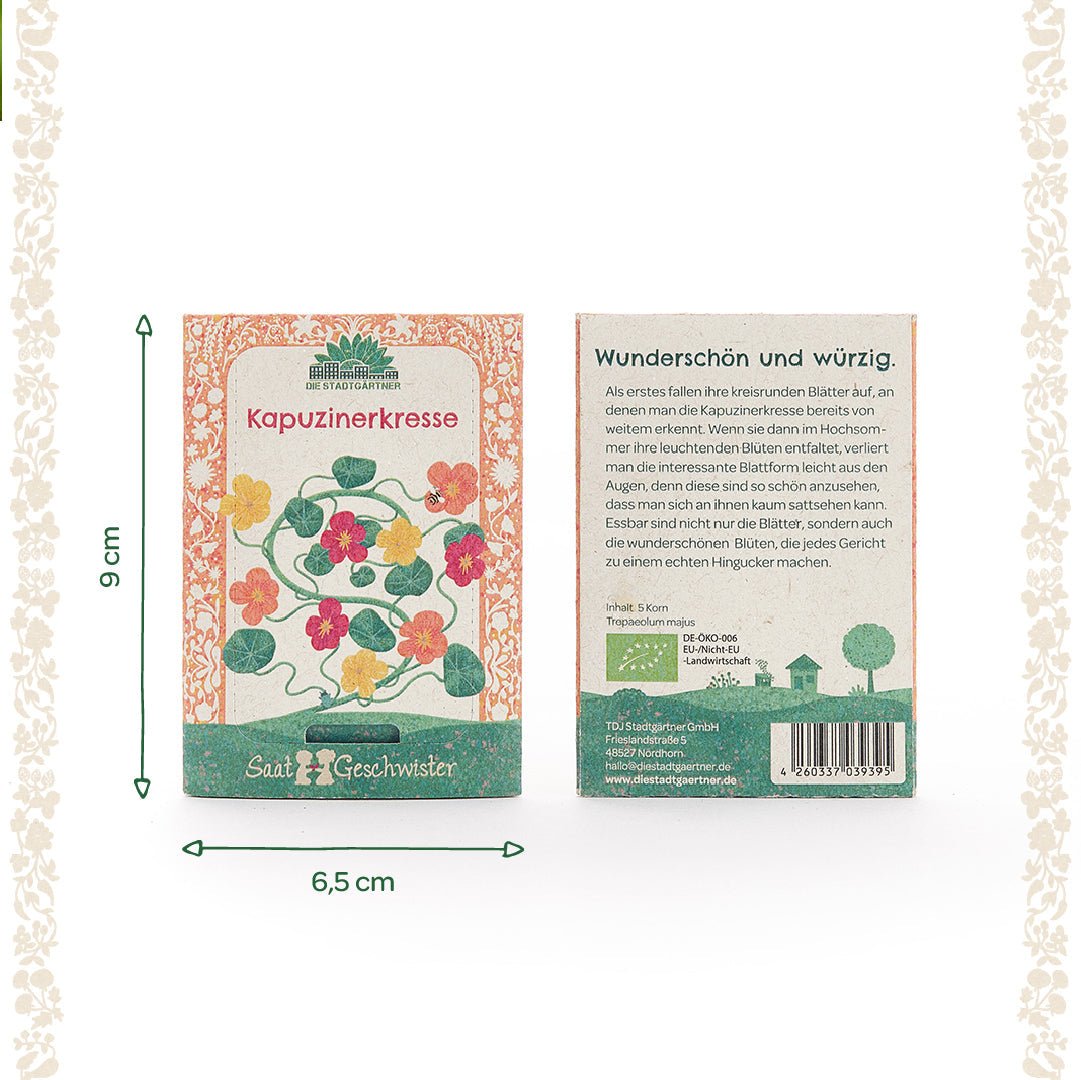 BIO-Saatgut Kapuzinerkresse - Wurzelwerk Design