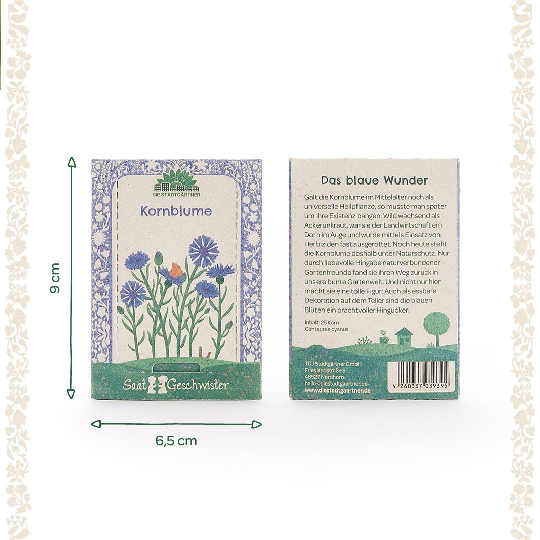 BIO-Saatgut Kornblume - Wurzelwerk Design