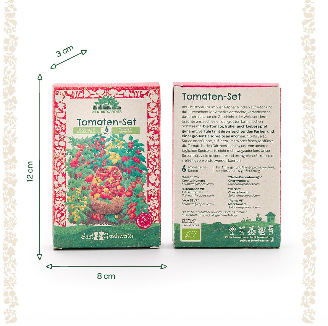 BIO-Saatgut-Set "Tomaten" - Wurzelwerk Design