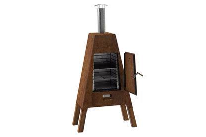 SMOKER Räucherofen in Corten