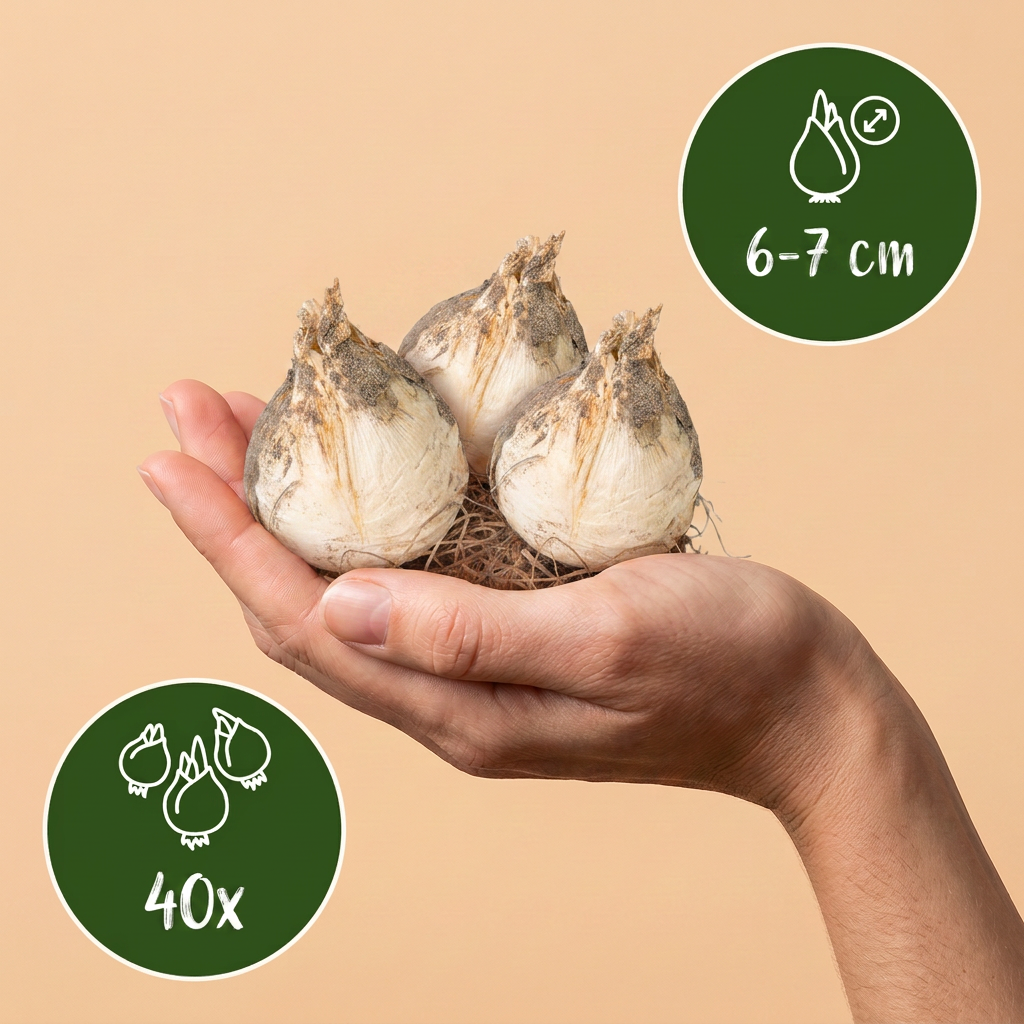 Zierlauch Ping Pong – Allium online kaufen | 40 bis 320 Blumenzwiebeln, weiße Kugeln &amp; niedrig – Wurzelwerk Design