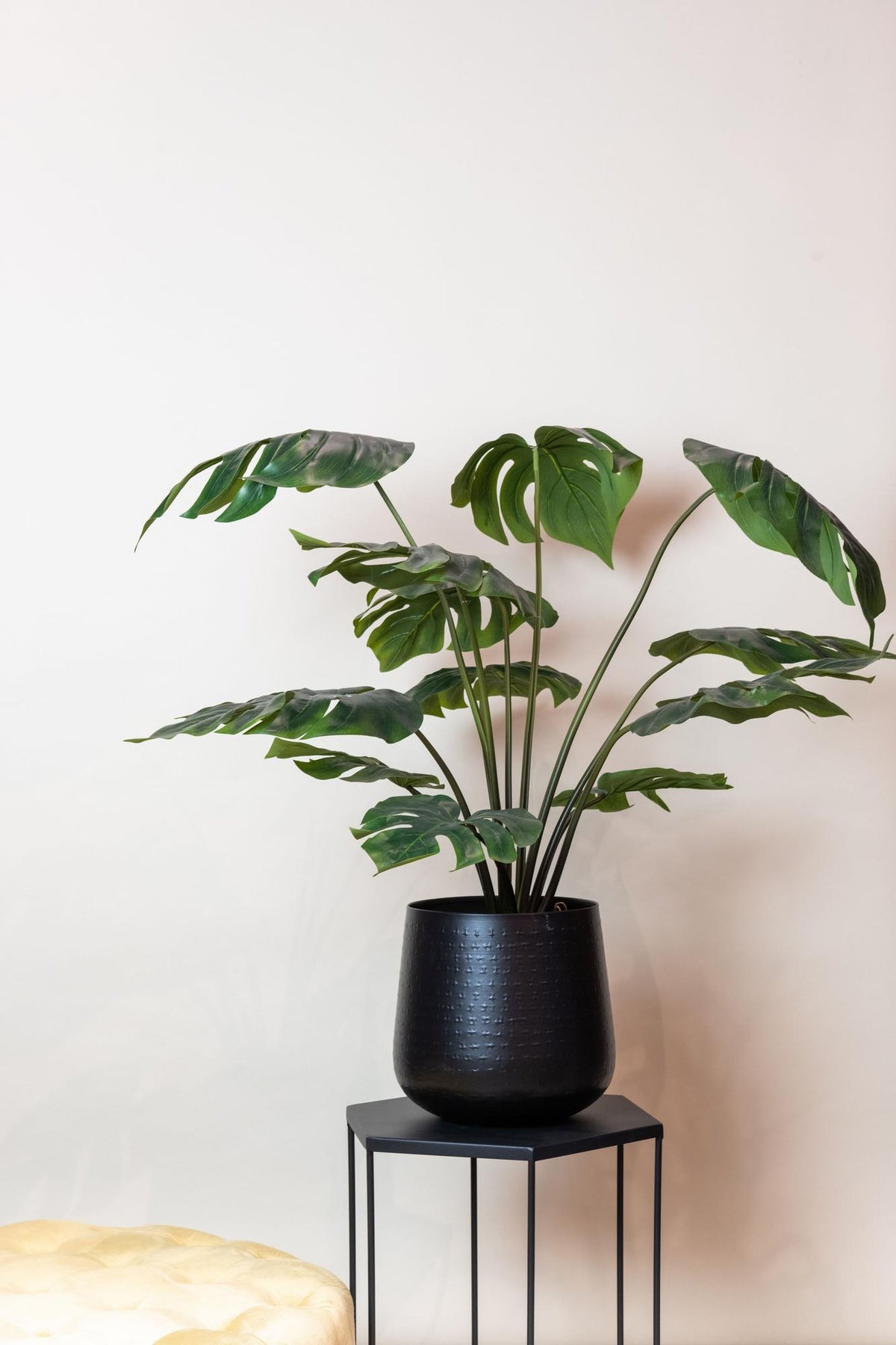 Kunstpflanze Monstera Deliciosa von Everspring, 45-180cm, detailreiche Löcherpflanze als realistische Zimmerpflanze