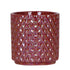Diamond Pearl Dekotopf - Rot - Ø 9 cm - Wurzelwerk Design