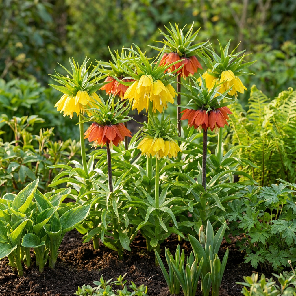 Kaiserkrone Mischung – Fritillaria imperialis online kaufen | 6 bis 24 Blumenzwiebeln, imposant &amp; aufrecht – Wurzelwerk Design