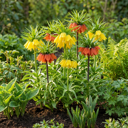 Kaiserkrone Mischung – Fritillaria imperialis online kaufen | 6 bis 24 Blumenzwiebeln, imposant &amp; aufrecht – Wurzelwerk Design