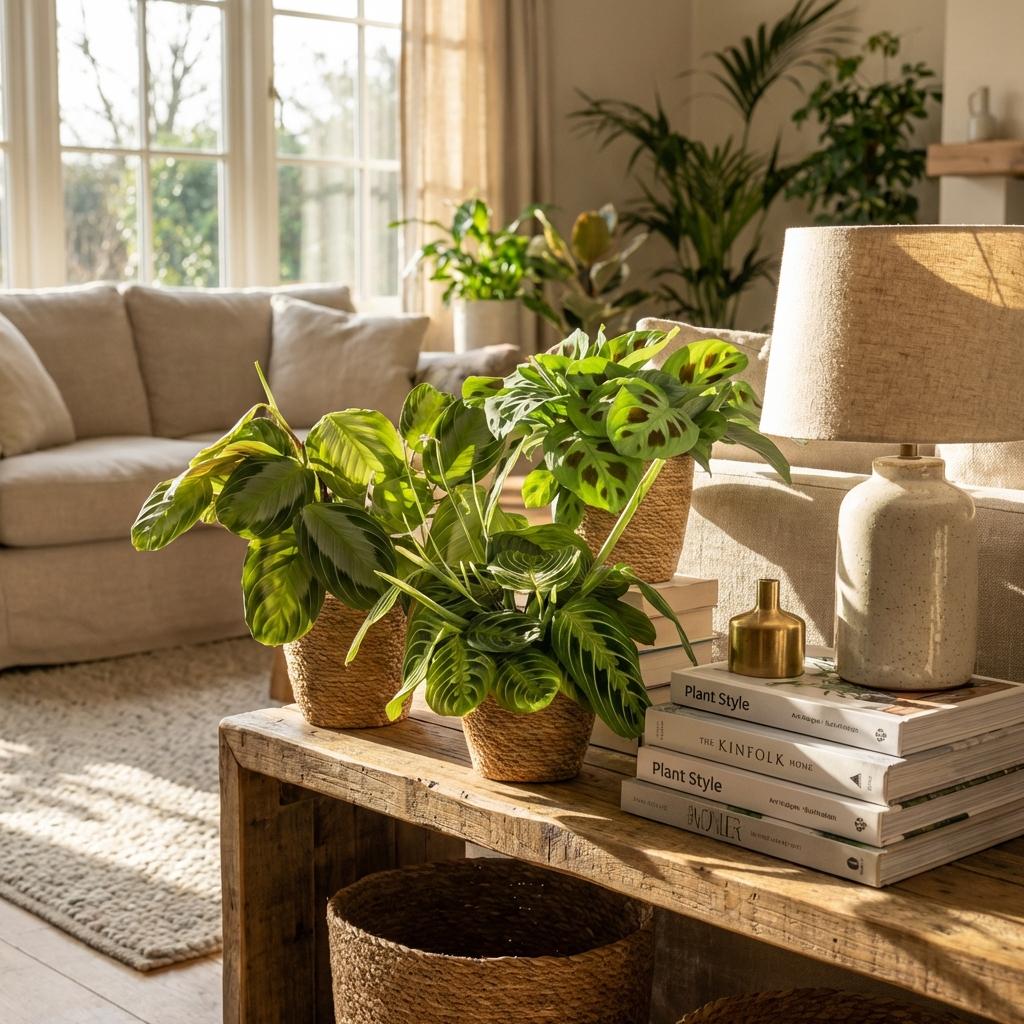 Maranta 3er-Set kaufen | Silverband + Lemon Lime + Kerchoveana – Topf Ø 12 cm - Wurzelwerk Design