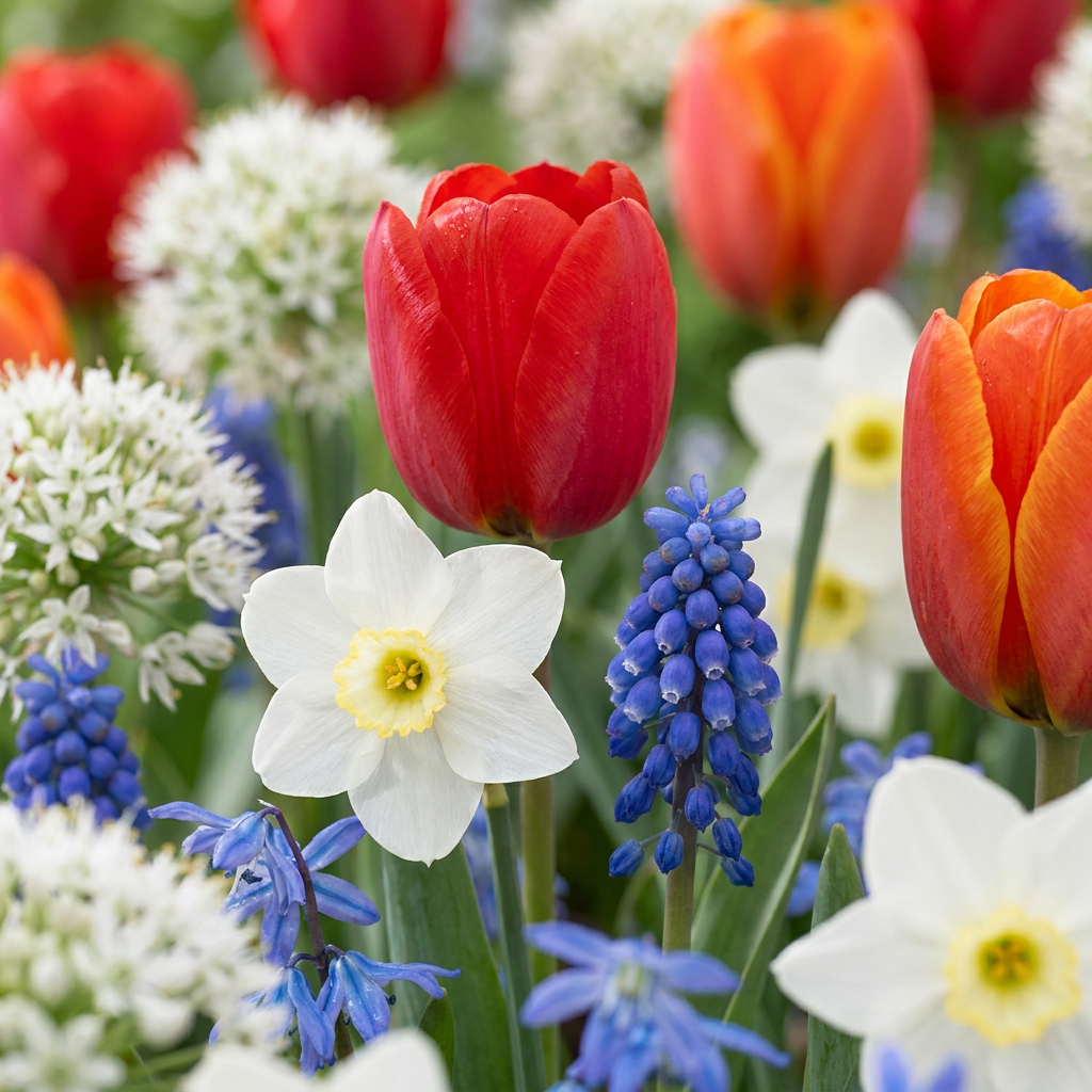 Blumenzwiebel-Großpackung Holland – online kaufen | 250 bis 1000 Zwiebeln für große Flächen – Wurzelwerk Design