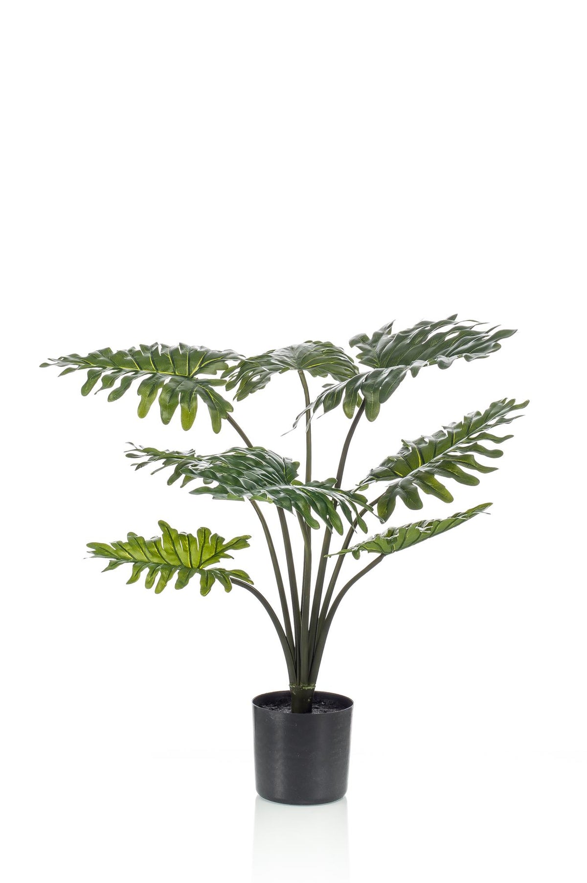 Everspring Kunstpflanze Philodendron, 45-120 cm hohe, grüne Pflanze mit großen Blättern, ideal für Zimmerdekoration.