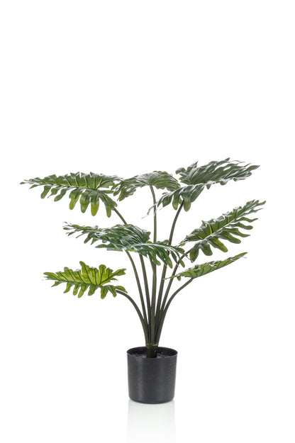 Everspring Kunstpflanze Philodendron, 45-120 cm hohe, grüne Pflanze mit großen Blättern, ideal für Zimmerdekoration.
